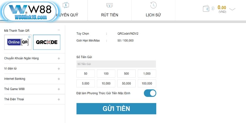 Hướng Dẫn W88 Chi Tiết Từ A Đến Z Cho Người Chơi Mới 7 Hướng dẫn W88 nạp tiền từng bước an toàn, cực nhanh chóng