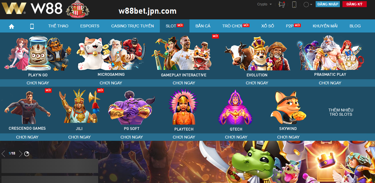 slot game tai nha cai uy tin w88